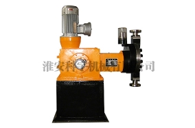 The cause of the failure of the metering pump is insufficient.