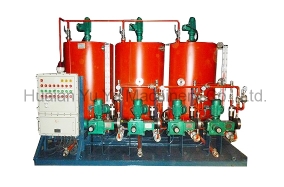 Three tank four pump dosing device